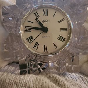 Mikasa Starfire Quartz movement table clock